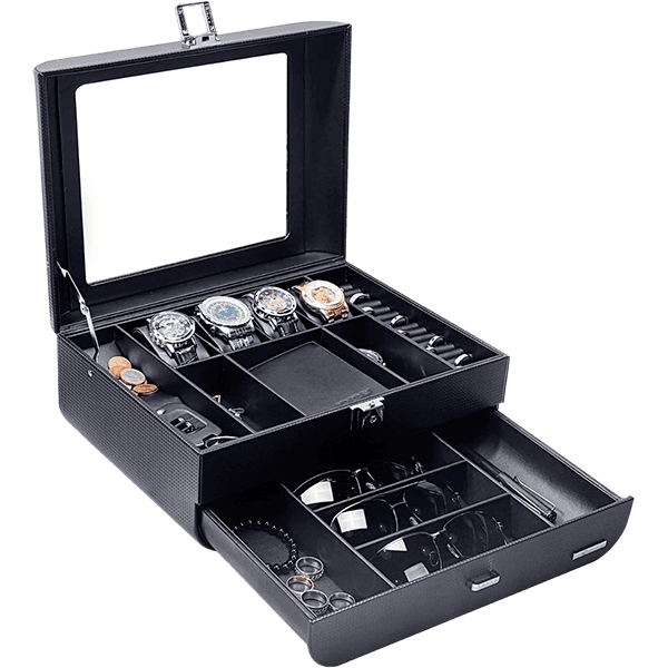 Homde Watch Box Arc Display Case