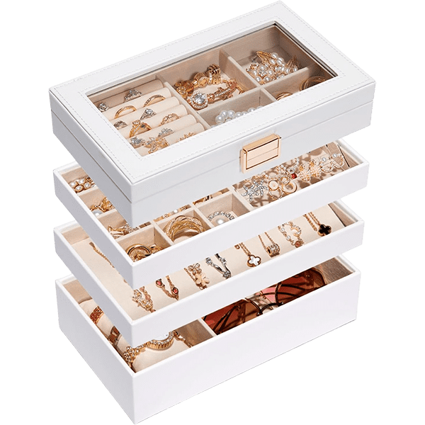 Homde 4-Tier Jewelry Tray