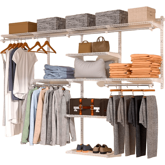 Homde Closet Organizer System Wall Mounted